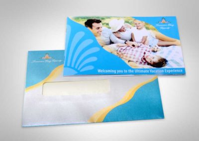 Summer-Bay-brochure-booklet-and-envelope-Resource-Marketing-Solutions
