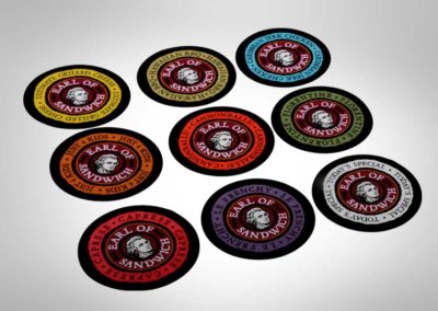Earl of Sandwich Sandwich Labels | Summer Bay Resorts Bath Gel and Conditioner Labels | Resource Marketing Solutions
